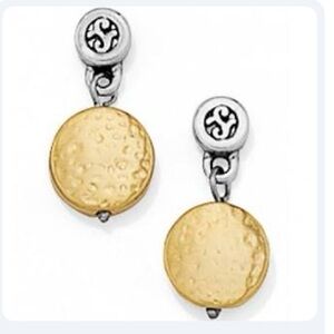 Brighton Gold and Silver Disc Earrings